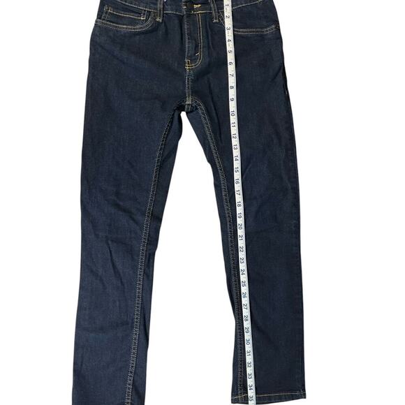 Levis 511 Performance Slim Boys Size 16 Reg 28x28 Dark Wash Stretch Youth - Picture 9 of 10